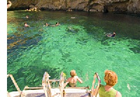 Swimming at Comino